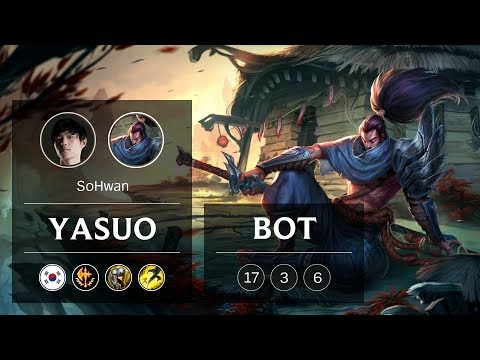 Yasuo Bot vs Lucian - KR Challenger Patch 8.24