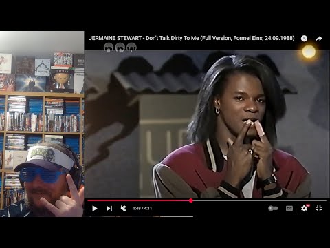 first time hearing JERMAINE STEWART - Don't Talk Dirty To Me reaction