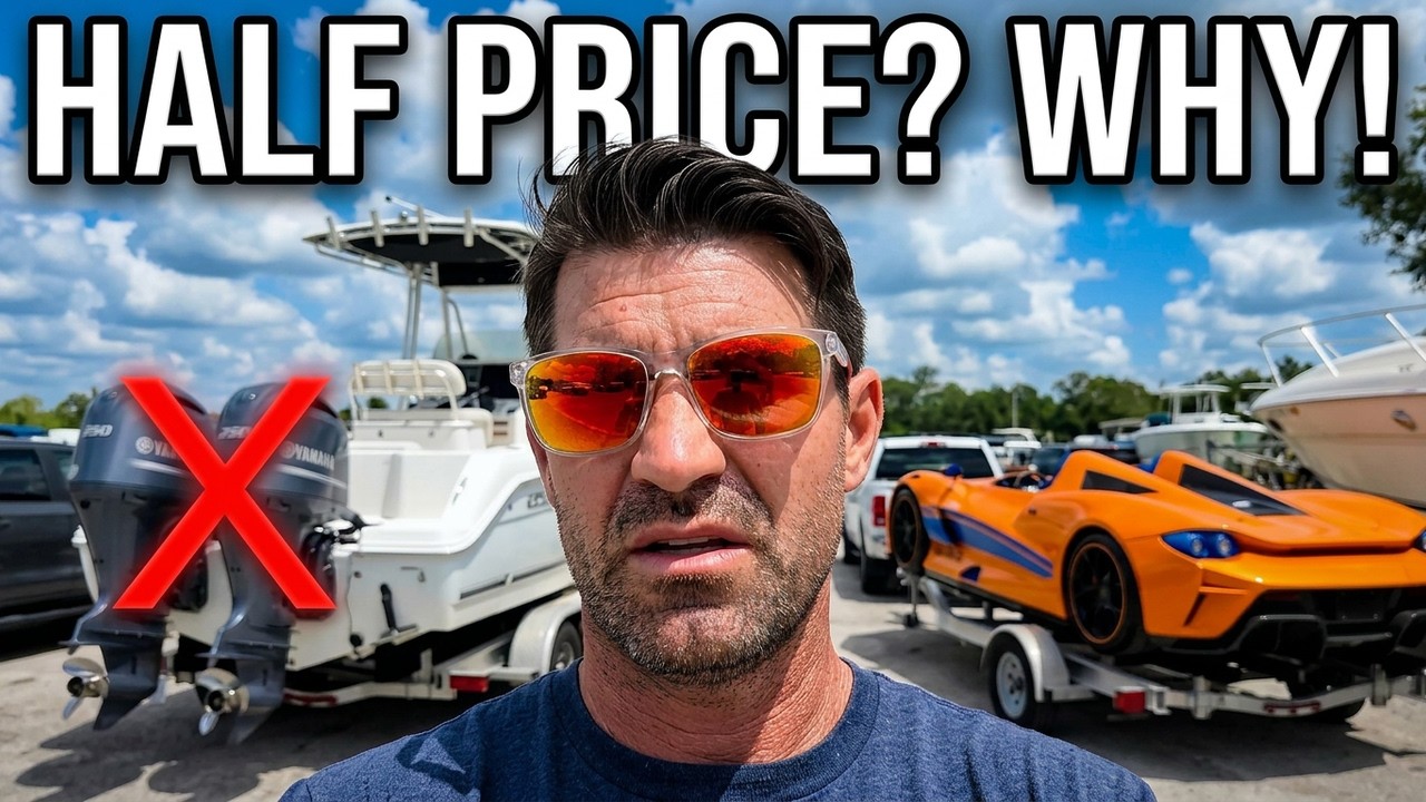 I Bought an AUCTION BOAT but it was 1/2 PRICE FOR A REASON! - Flying Wheels