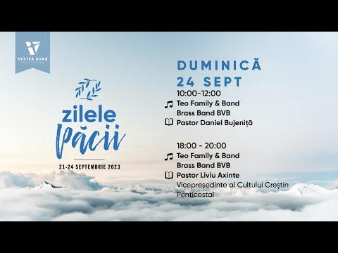 Zilele păcii | Pastor Daniel Bujeniță | Teo Family & Band - Brass Band BVB