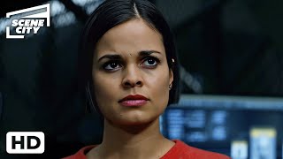 The HQ is Breached by a Masked Figure | S.W.A.T. (Alex Russell, Lina Esco)