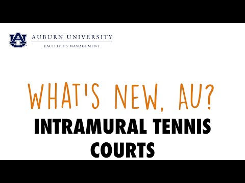What's New, AU? Intramural Tennis Courts