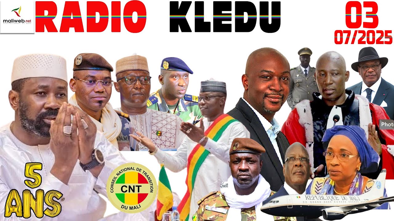 La Revue de Presse de la RADIO KLEDU du 04 Juillet 2025
