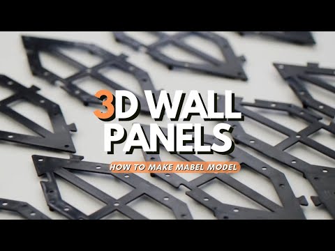 EASY TO INSTALL ,MODULAR & INNOVATIVE 3D WALL PANELS