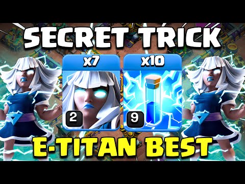 Best Th14 Attack Strategy (Secret Trick) | Th14 Electro Titan Smash Attack Strategy | Electro Titan
