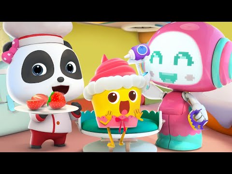 Little Yummy Cupcakes | Yummy Food Family | Kids Pretend Play | Nursery Rhymes | Kids Songs |BabyBus