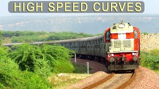 Download lagu High Speed Curves of Rajasthan | Diesel Trains curving at Maximum Speed mp3