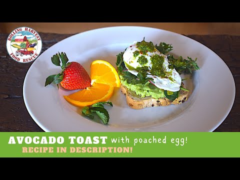 Avocado Toast w/ Poached Eggs | What's Cooking?