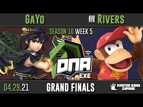 DNA.EXE S10:W5 - GaYo (Dark Pit, Hero) Vs. NVR | Rivers (Diddy Kong, Chrom) - Grand Finals