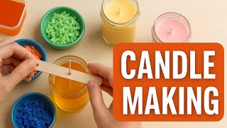 Easy Candle Making for Kids | Fun DIY Candle Tutorial at Home