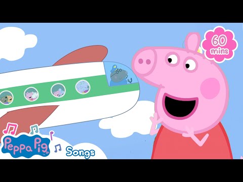 🎶 Airplanes Song! + More Nursery Rhymes for Kids | Vehicle Kids Cartoon Songs | Peppa Pig Official 🐷