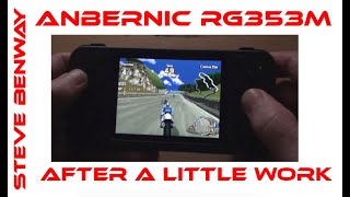 Anbernic RG353M after a little work on the Android side