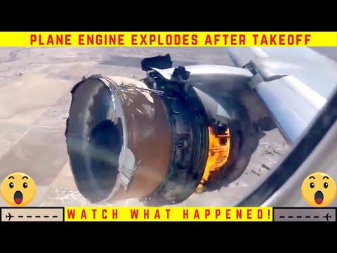 Plane Engine Explodes After Takeoff😲, Aircraft Failures| Most-Crazy Aviation Video| Atlas Aviation