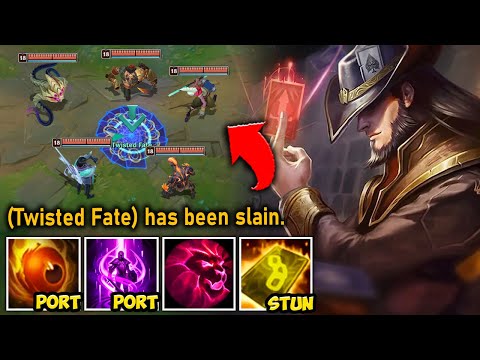 I PLAYED GLOBAL TWISTED FATE AND PORTED AROUND THE MAP - League of Legends