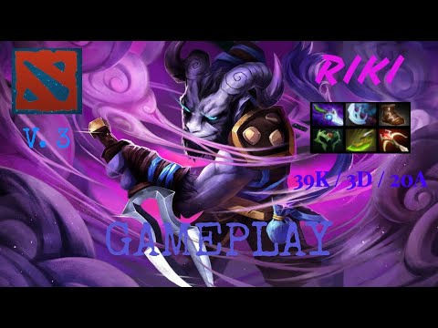 DOTA 2 RIKI V. 3 Gameplay (39K/3D/20A) | JKCK Gaming