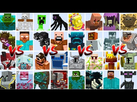 ALL STRONGEST MOBS TOURNAMENT | Minecraft Mob Battle