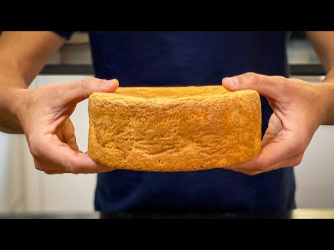 GENOISE INRATABLE 3 INGREDIENTS : RECETTE PÂTISSERIE DE BASE FACILE