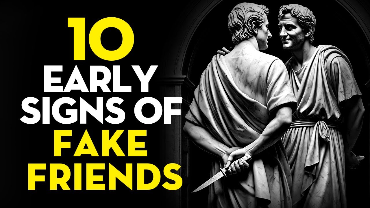 7 Early Signs Of Fake Friends | Stoicism