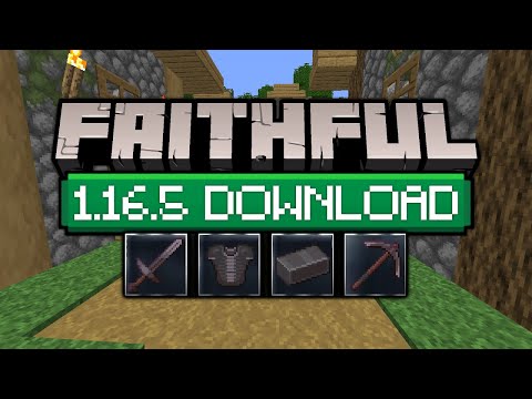 Faithful 1.16.5 Texture Pack Download & Install Tutorial