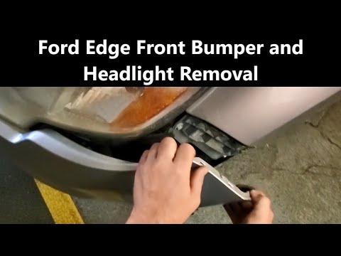 Ford Edge Front Bumper and Headlight Removal