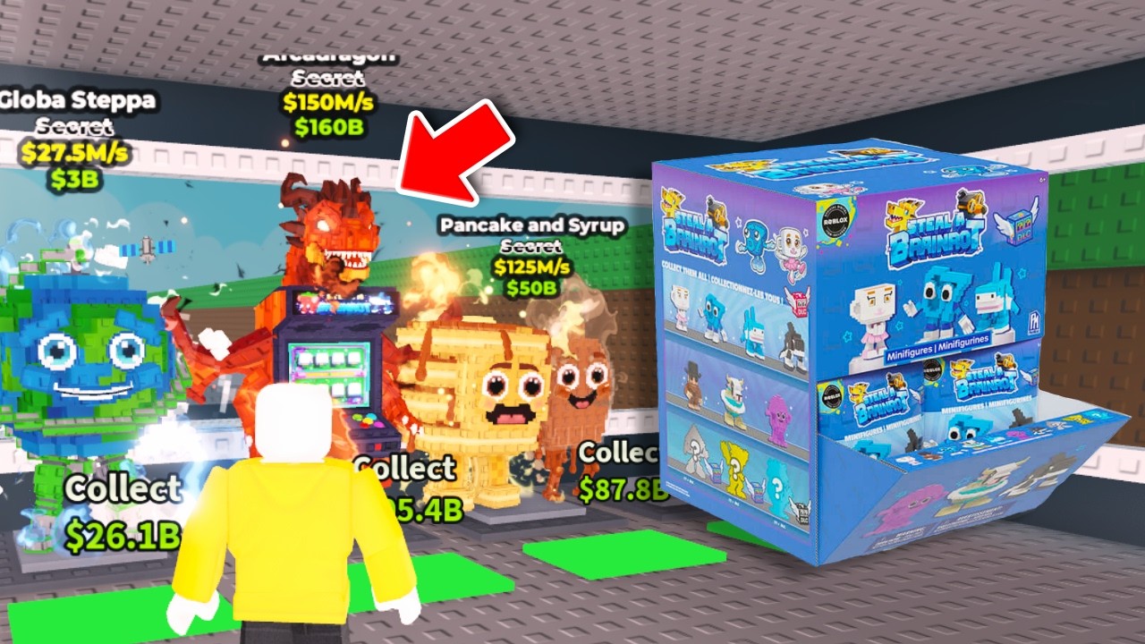 I Opened a FULL BOX of DLCS to Get The NEW RAREST Brainrots In Roblox!