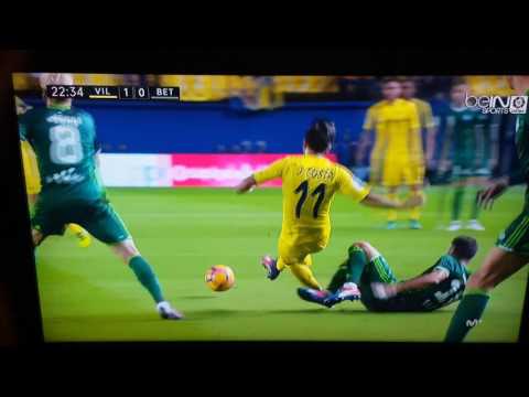 Increíble gol de Trigueros  en Villarreal Betis