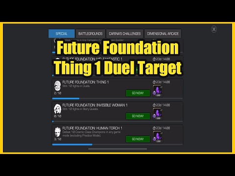 Future Foundation Thing 1 Duel Target MCOC