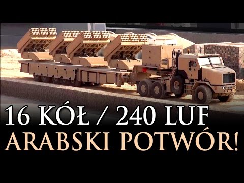 HYPER-KATJUSZA  WYRZUTNIA RAKIETOWA JOBARIA MCL 240 RAKIET 16 KÓŁ MCRL