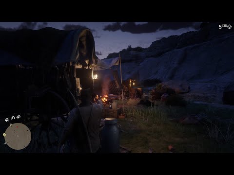 Bounty Hunters Join Shootout At O'Driscoll's Camp Against Arthur - Red Dead Redemption 2