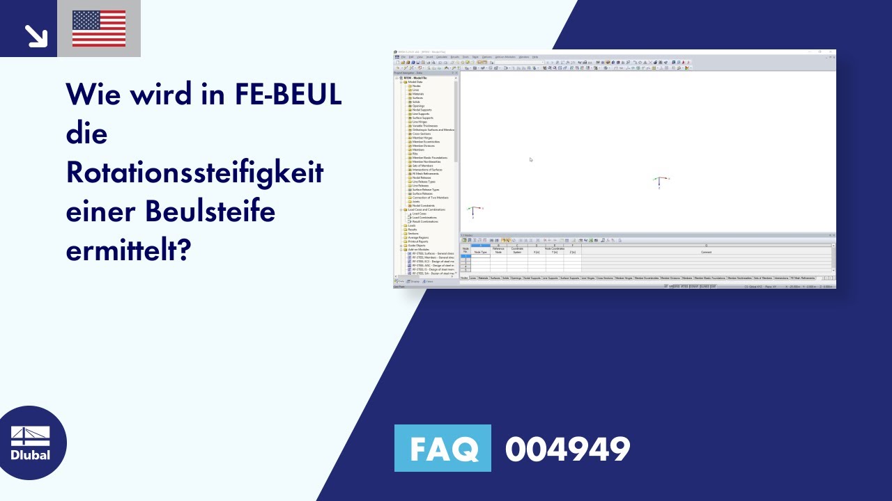 [EN] FAQ 004949 | Wie wird in FE-BEUL die Rotationssteifigkeit einer Beulsteife ermittelt?