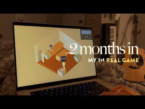 A realistic look at beginner game dev (slow progress) | Comfort Dev Vlog