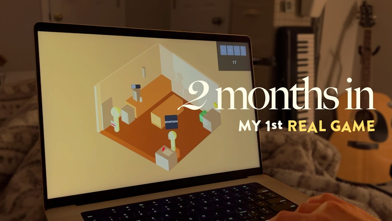 A realistic look at beginner game dev (slow progress) | Comfort Dev Vlog