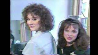 Julie Snyder traverse le miroir avec Céline Dion_Wow-1987
