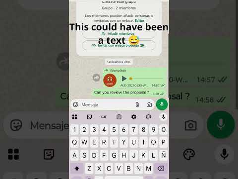 Audio Summary for WhatsApp