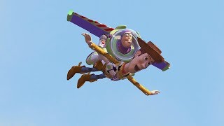 Toy Story (1995)  -  Woody & Buzz Use Sids Roc
