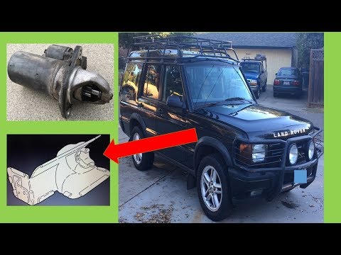 2002 Land Rover Discovery STARTER HEAT SHIELD Removal Info SE7 disco 2 II