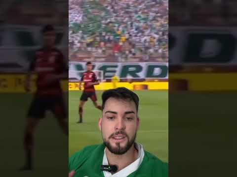 Escanteio de graça no gol do Flamengo 🤦🏼‍♂️💚 #palmeiras #futebol