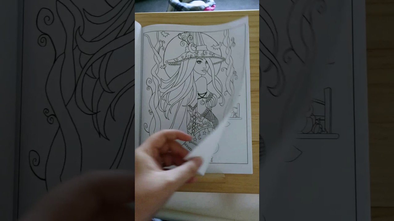 Spellbinding Images: A fantasy colouring book of witches by Nikki Burnett Volume 1