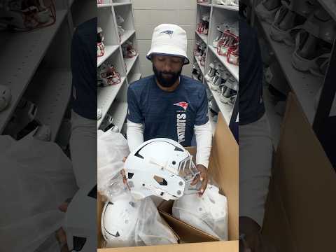 NFL equipment manager preps for rivalries uniforms 👀