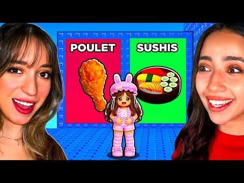 TU PRÉFÈRES VERSION NOURRITURE MUKBANG ASMR SUR ROBLOX !