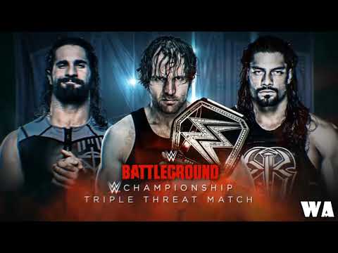 Roman reigns vs Dean ambrose vs Seth Rollins Highlights match