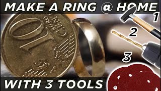 HOW TO Make a Ring @ home | DIY | 3 Tools needed