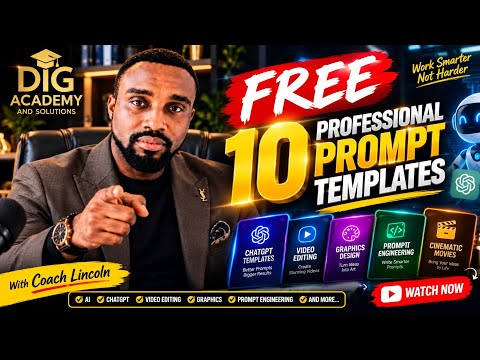 FREE 10 Professional AI Prompt Templates 🔥 | Create Stunning Content #youtubeshortsvideo 