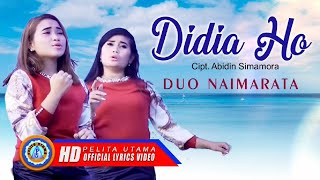 Download lagu Duo Naimarata - DIDIA HO || Lagu Batak 2022 mp3 Download lagu Duo Naimarata - DIDIA HO || Lagu Batak 2022 mp3