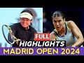 Alex Eala vs Sorana Cirstea Full Highlights - Madrid Open 2024 Tennis