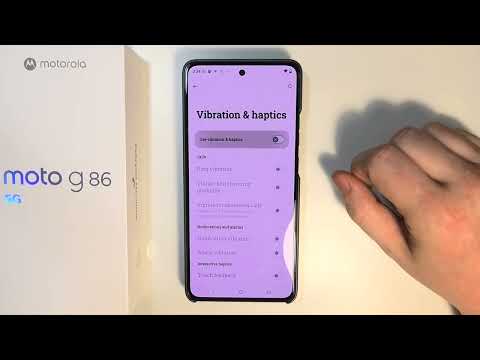Motorola Moto G86 5G - How to Adjust Vibration Settings