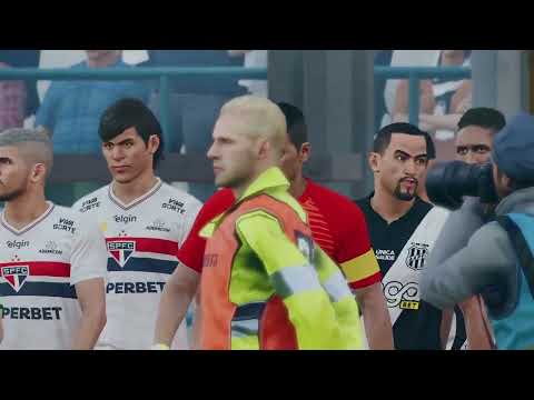 SIMULEI PONTE PRETA 1 X 2 SÃO PAULO (AO VIVO) COM IMAGENS – CAMPEONATO PAULISTA – SIMULAÇÃO NO PES 
