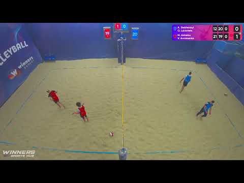 07:35 A.Stebletskyi / O.Lukianets - M.Anhelov / V.Avramenko | Winners Beach Volleyball