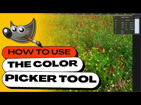 How to Use the Color Picker Tool (Eyedropper) in GIMP