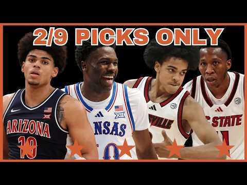 College Basketball PICKS ONLY - Monday, February 9th | TCE Trims